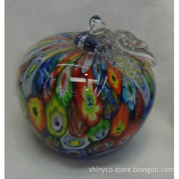Apple Glass Paperweight